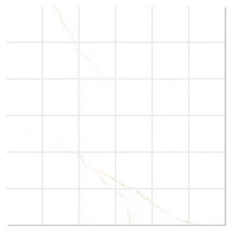 Mosaik Klinker <strong>Nordiva</strong>  Hvidguld Poleret 30x30 cm