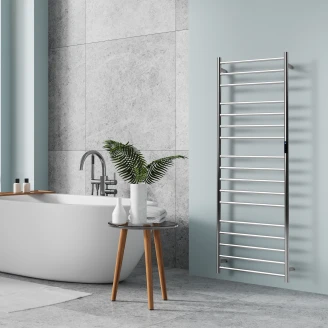 El Håndklædetørrer 285 W <strong>Svalin</strong>  Krom Blank