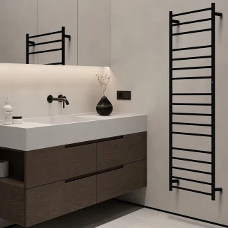 El Håndklædetørrer 285 W <strong>Svalin</strong>  Krom Blank