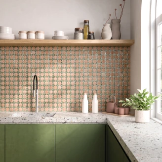 Vægflise <strong>Blaze</strong>  Cotto Grøn Mat 31x56 cm