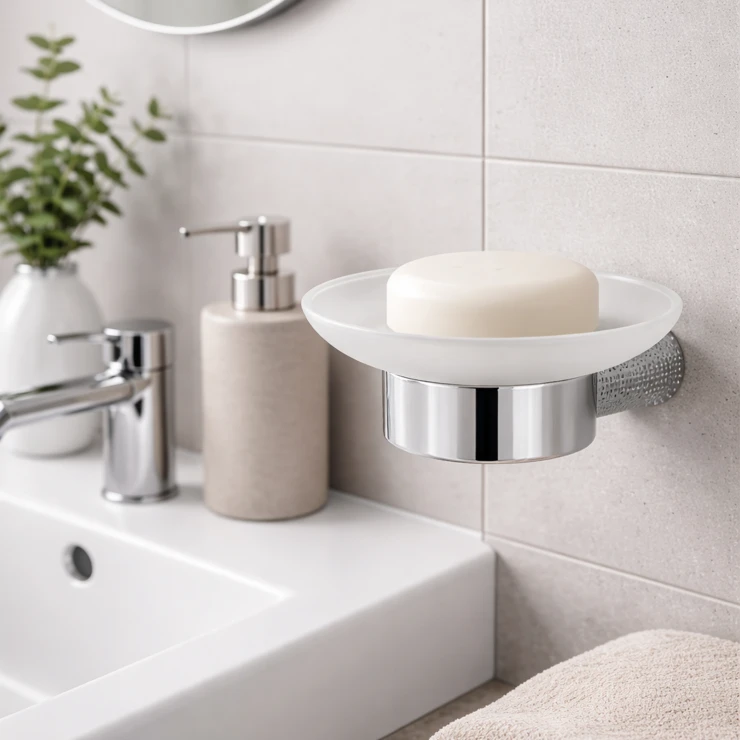 Sæbeskål Charon Krom Blank