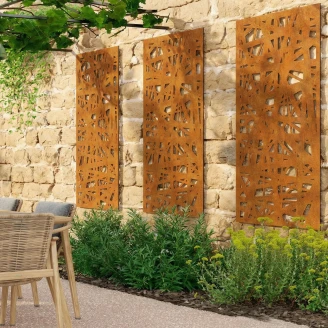 Cortena Dekorativ Vægpanel <strong>Decora</strong>  Shards Cortenstål 91x191 cm