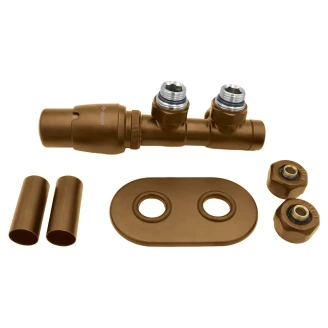 Termostatventil til Håndklædestang <strong>Silia</strong>  Bronze Mat Venstre