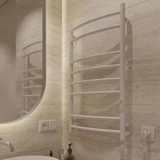 El Håndklædetørrer 130 W <strong>Solera</strong>  Hvid Mat