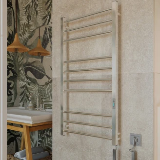 El Håndklædetørrer 147 W <strong>Solera</strong>  Krom Blank