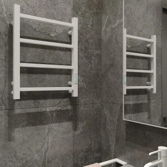 El Håndklædetørrer 45 W <strong>Silene</strong>  Hvid Mat