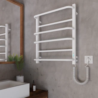 El Håndklædetørrer 125 W <strong>Valente</strong>  Hvid Mat