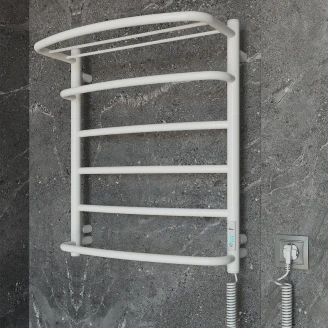 El Håndklædetørrer med Hylde 127 W <strong>Valente</strong>  Hvid Mat