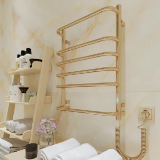 El Håndklædetørrer 104 W <strong>Tepido</strong>  Guld Blank