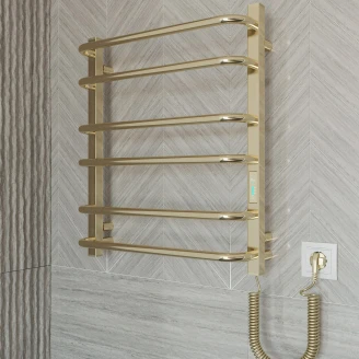 El Håndklædetørrer 104 W <strong>Tepido</strong>  Lux Guld Blank