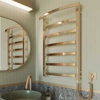 El Håndklædetørrer 107 W <strong>Baro</strong>  Guld Blank