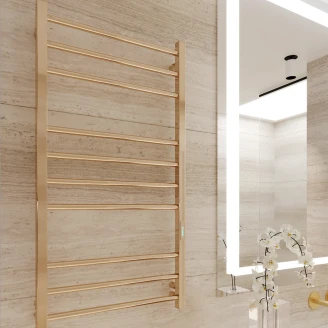 El Håndklædetørrer 147 W <strong>Solera</strong>  Guld Blank