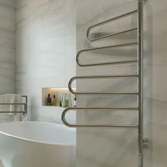 Roterbar El Håndklædetørrer 103 W <strong>Morae</strong>  Krom Blank