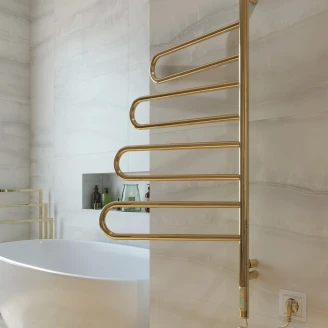 Roterbar El Håndklædetørrer 103 W <strong>Morae</strong>  Guld Blank