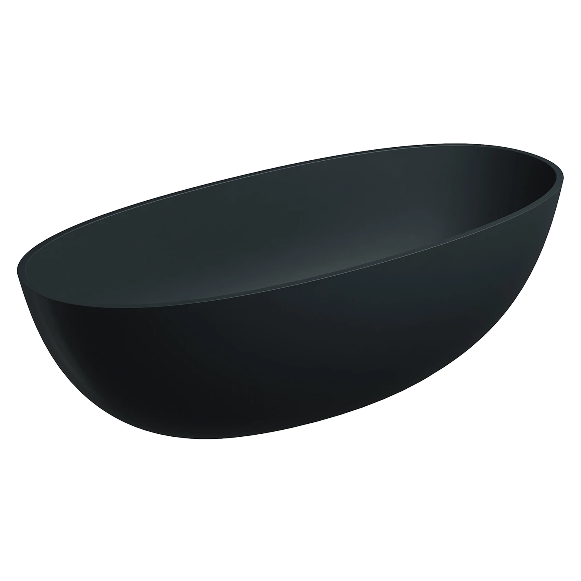 Omnires Badekar Shell M+ Sort Lava Mat 175x75 cm