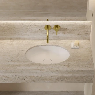 Omnires Håndvask <strong>Shell M+</strong>  Hvid Mat 48x31 cm