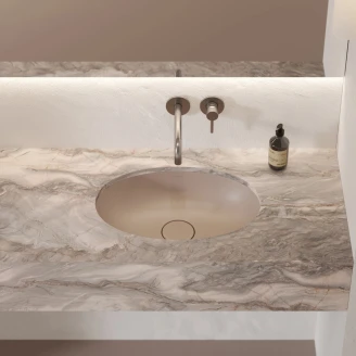 Omnires Håndvask <strong>Shell M+</strong>  Beige Mat 48x31 cm