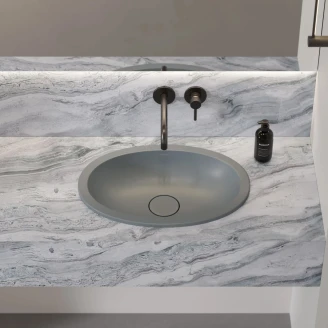 Omnires Håndvask <strong>Shell M+</strong>  Askgrå Mat 48x31 cm