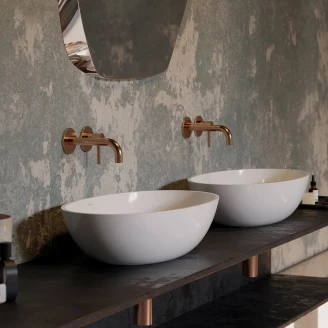 Omnires Håndvask <strong>Shell M+</strong>  Hvid Blank 60x35 cm