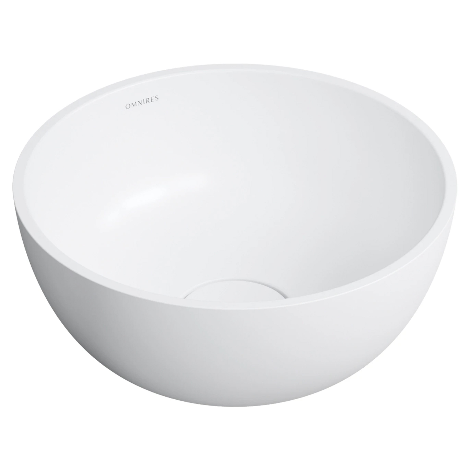 Omnires Håndvask Shell M+ Hvid Mat 35 cm