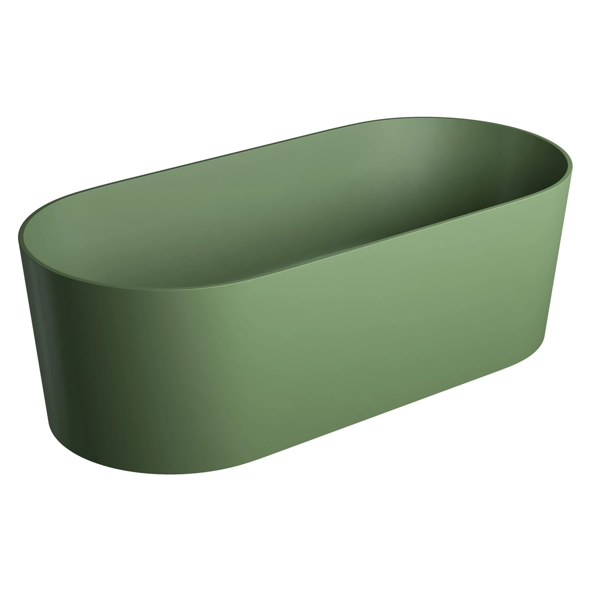 Omnires Badekar Ovo M+ Oliven Mat 160x75 cm