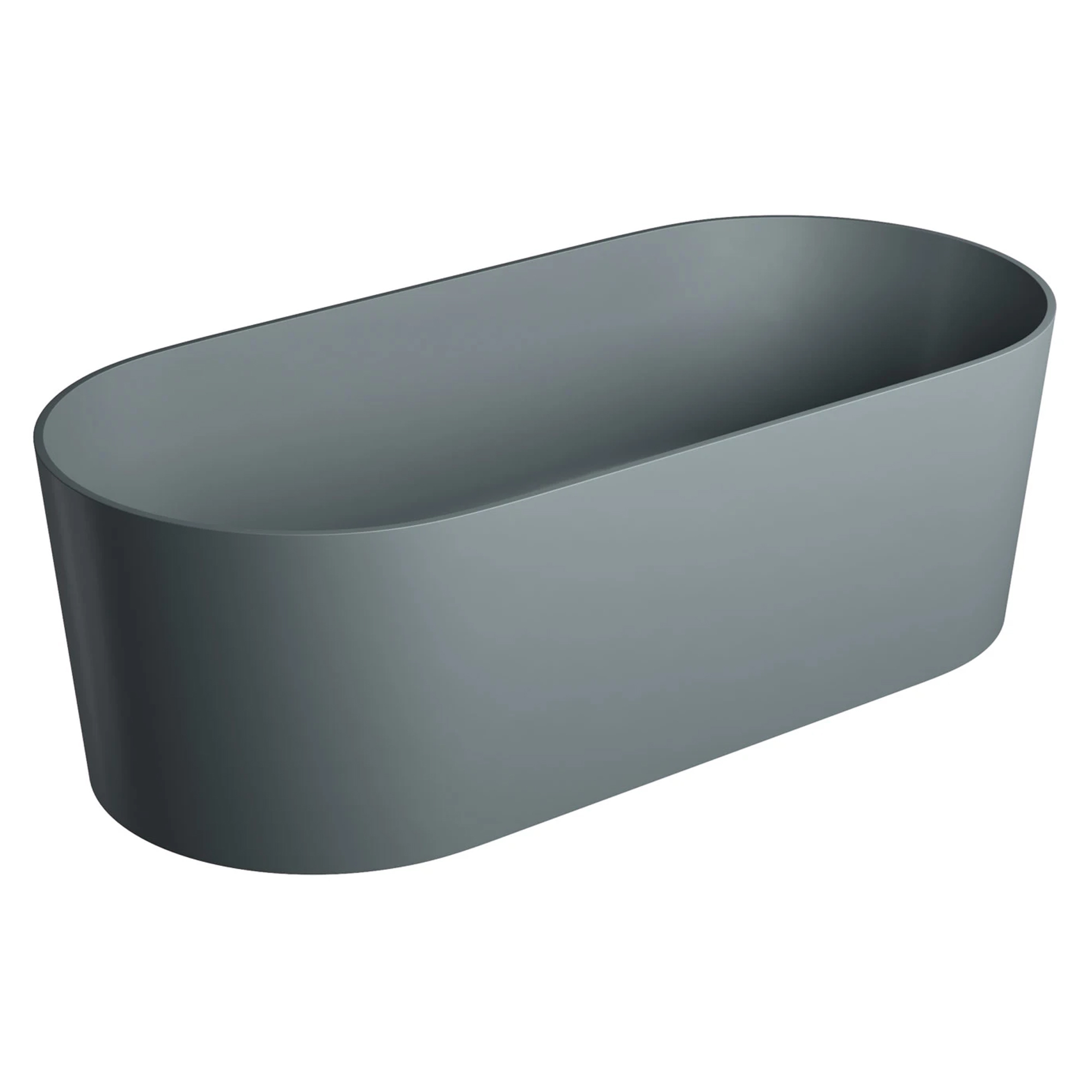 Omnires Badekar Ovo M+ Askgrå Mat 160x75 cm