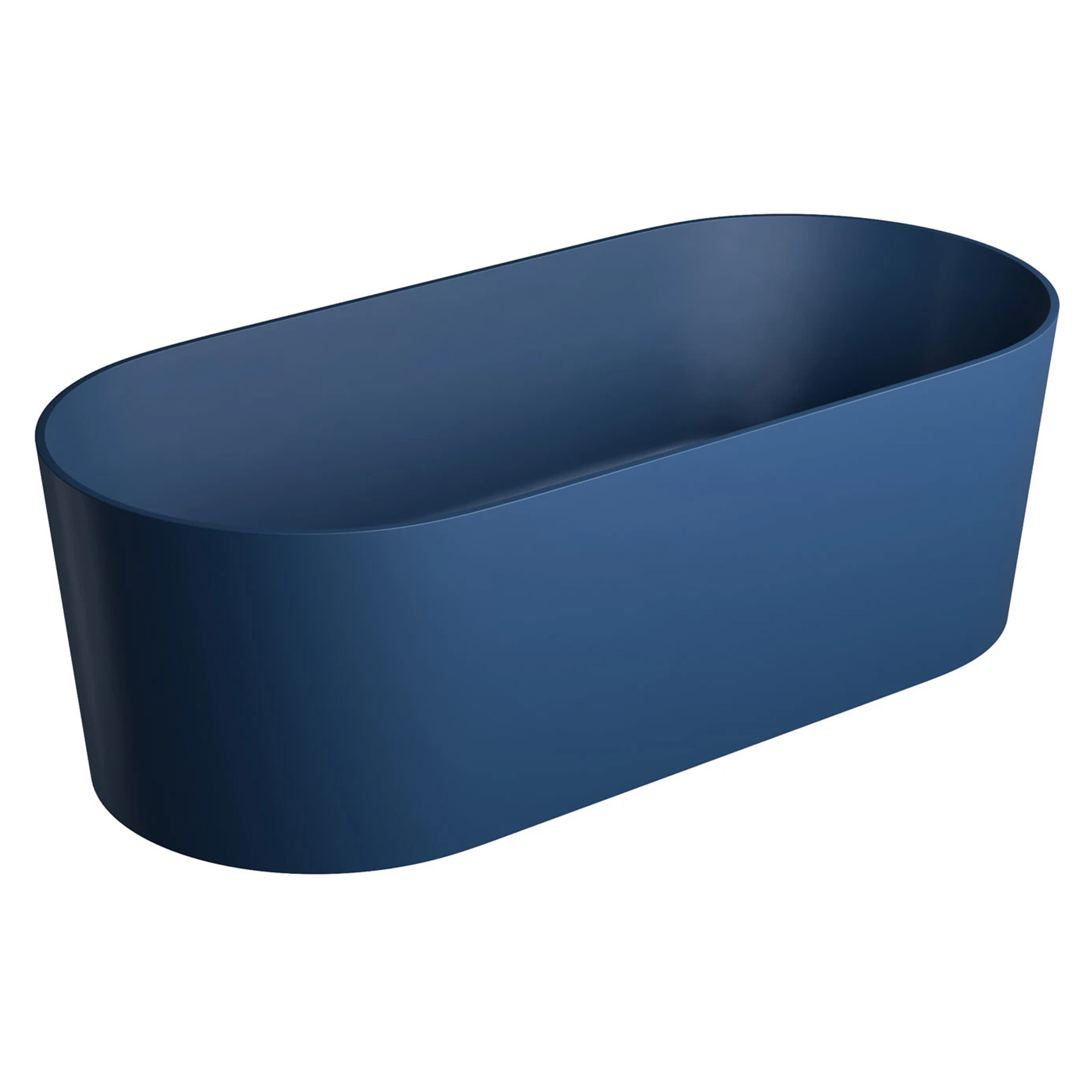 Omnires Badekar Ovo M+ Midnatsblå Mat 160x75 cm
