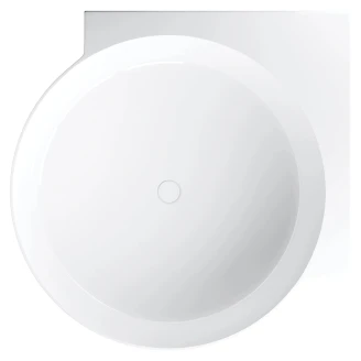 Omnires Badekar <strong>Ovo M+</strong>  Hvid Blank 120x120 cm