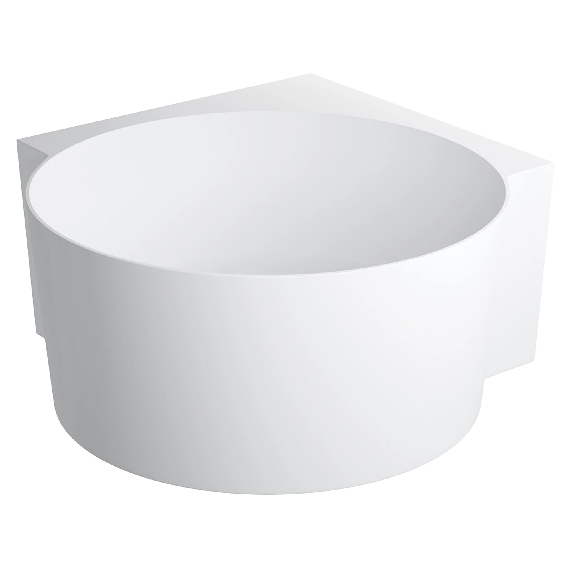 Omnires Badekar Ovo M+ Hvid Mat 120x120 cm