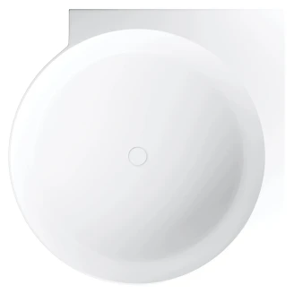 Omnires Badekar <strong>Ovo M+</strong>  Hvid Mat 120x120 cm