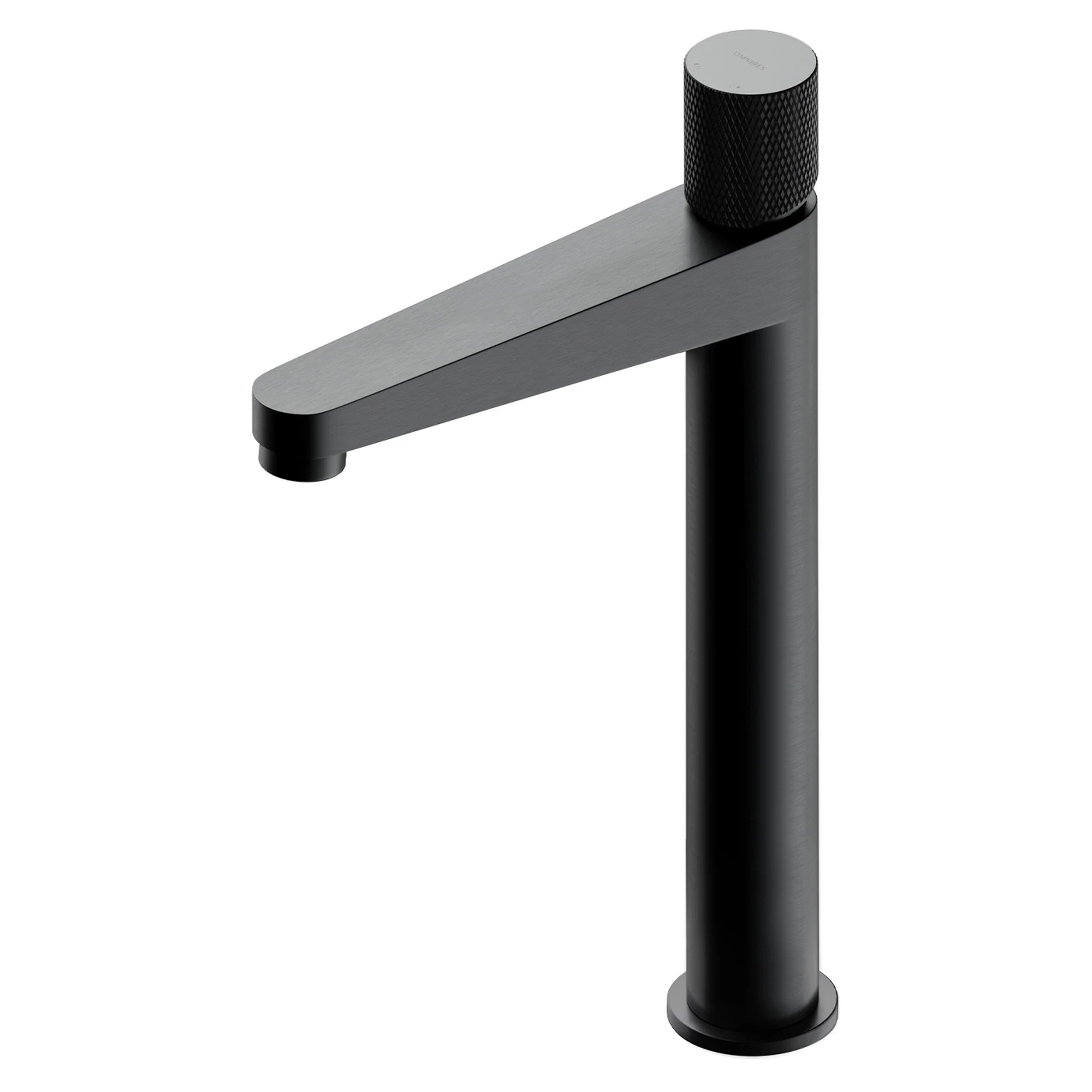 Omnires Håndvaskarmatur Høj Contour Antracit Mat