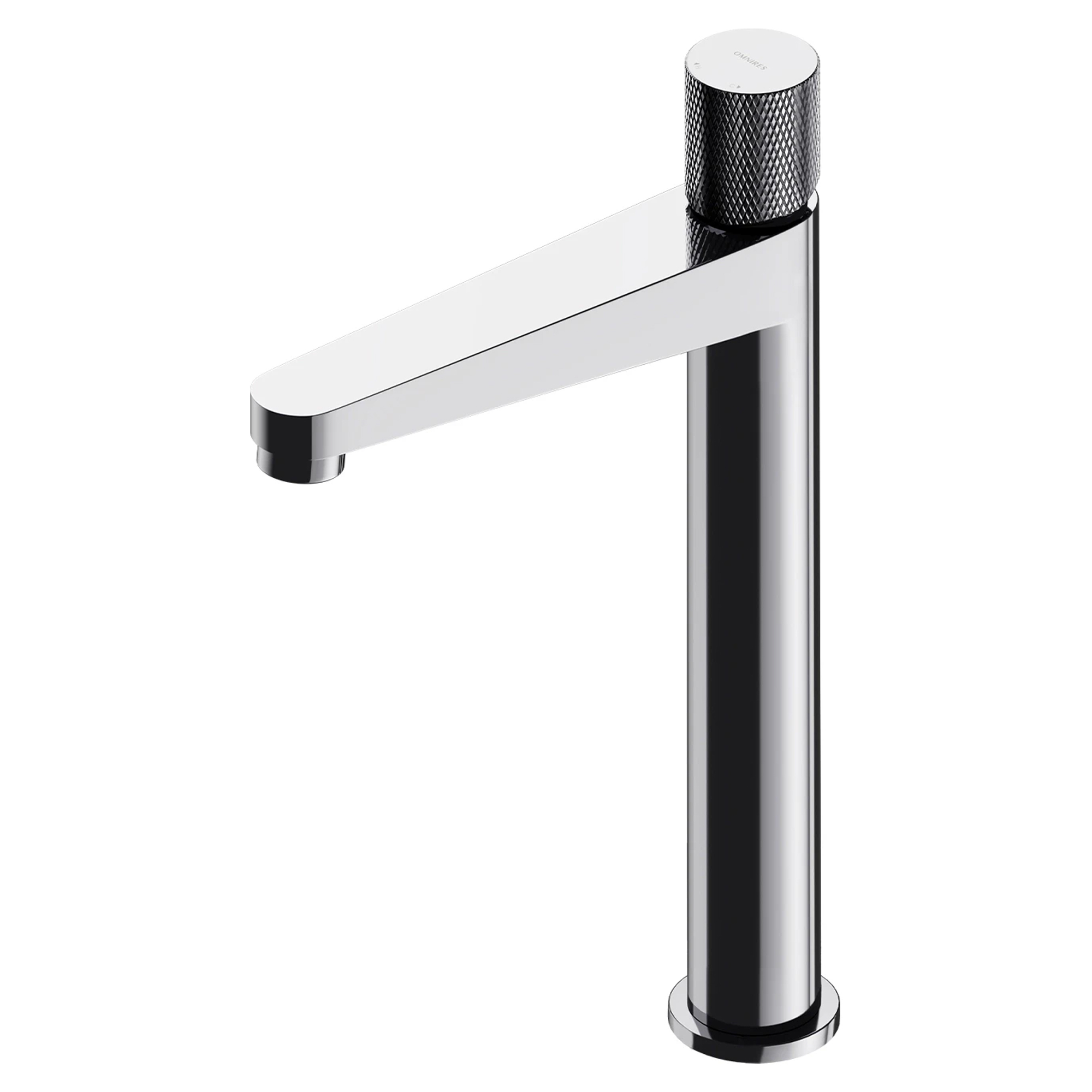 Omnires Håndvaskarmatur Høj Contour Krom Blank