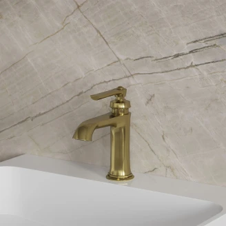 Omnires Håndvaskarmatur <strong>Armance</strong>  Børstet Messing Mat