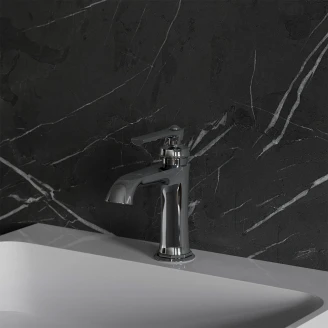 Omnires Håndvaskarmatur <strong>Armance</strong>  Børstet Krom Blank