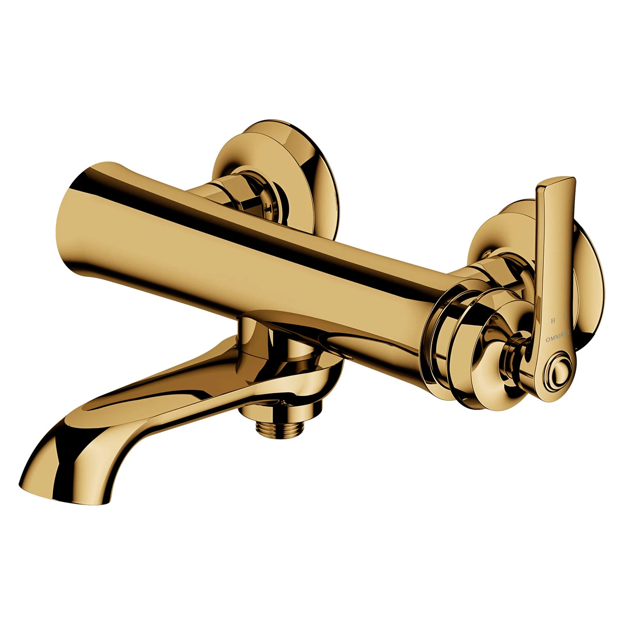 Omnires Badekar Armatur Armance Guld Mat