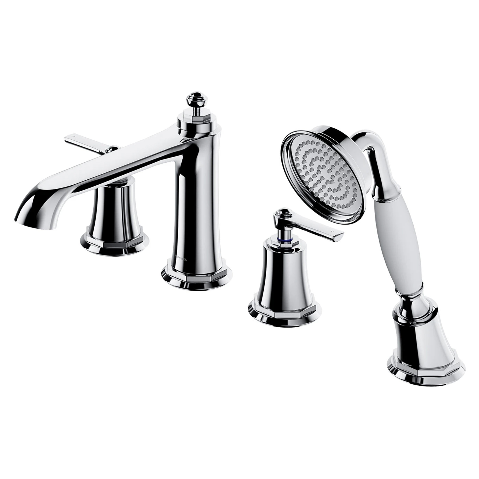 Omnires Karkantarmatur Armance 4-huls Krom Blank