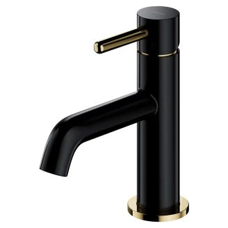 Omnires Håndvaskarmatur <strong>Y</strong>  Sort-Guld Mat