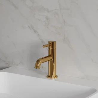 Omnires Håndvaskarmatur <strong>Y</strong>  Guld Mat