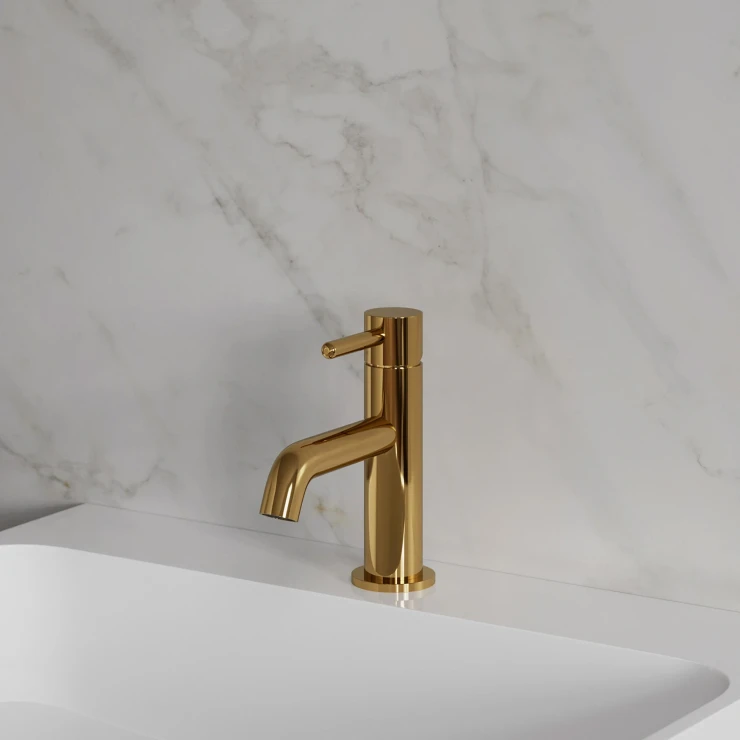 Omnires Håndvaskarmatur Y Guld Mat