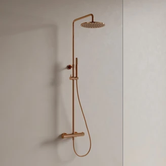 Omnires Brusesæt <strong>Y</strong>  Kobber Mat med Termostat