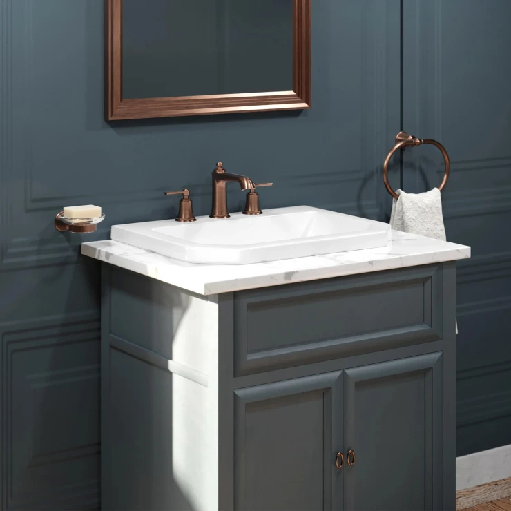 Omnires Håndklædering Art Line Børstet Antik Kobber Mat