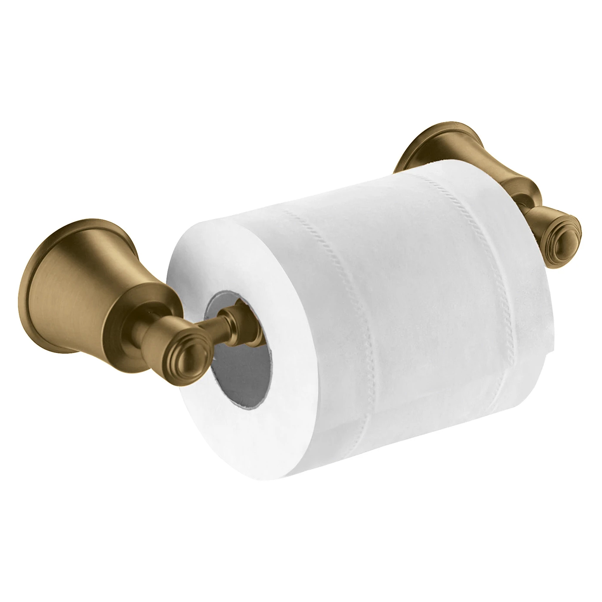 Omnires Toiletpapirholder Art Line Børstet Antik Bronze Mat