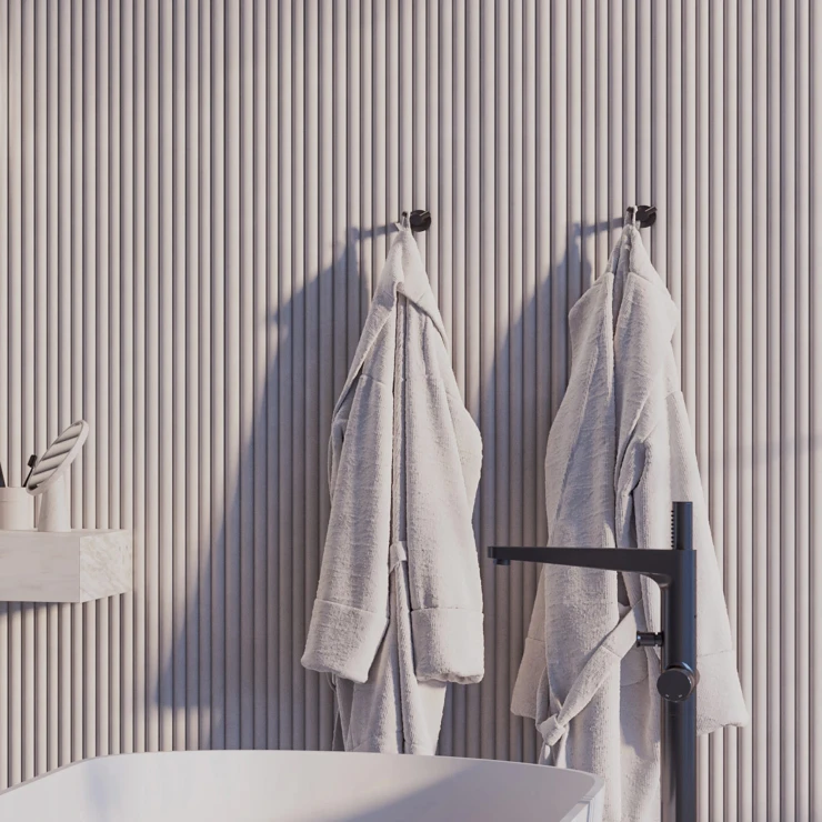 Omnires Vægkroge Modern Project Antracit Mat