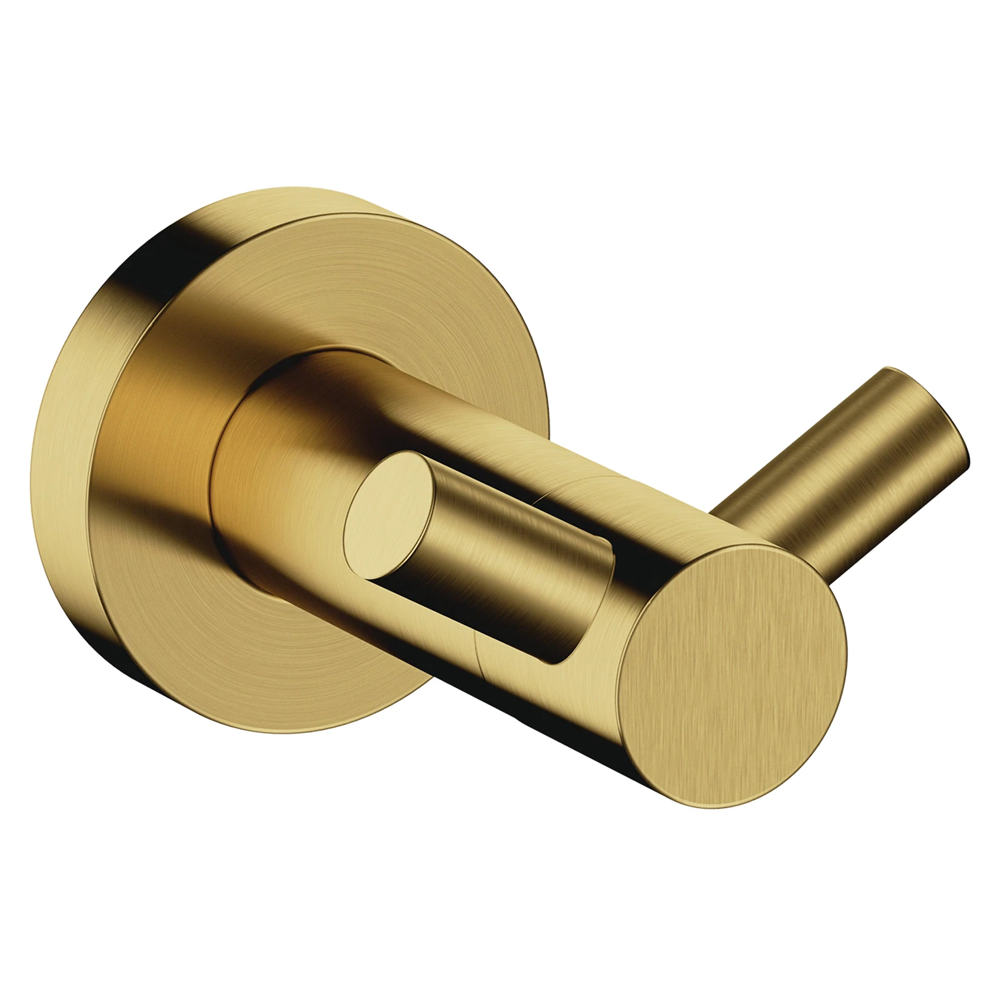 Omnires Dobbelt Vægkroge Modern Project Børstet Messing Mat