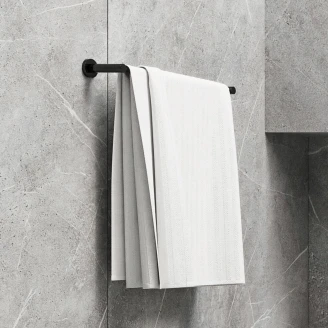 Omnires Håndklædestang <strong>Modern Project</strong>  Sort Mat 60 cm