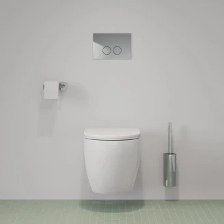 Omnires Vægmonteret Toiletbørste <strong>Modern Project</strong>  Krom Blank