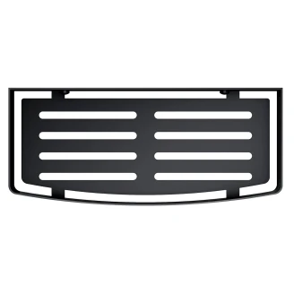 Omnires Brusekurv Uni Sort Mat 30x13 cm
