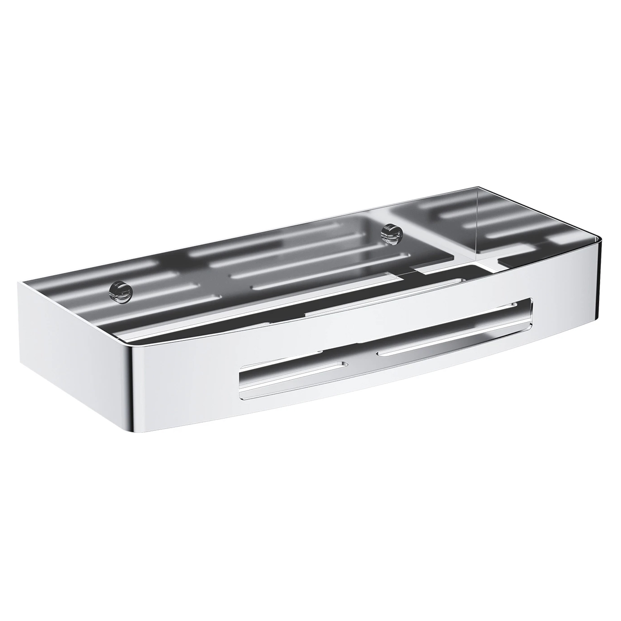 Omnires Brusekurv Uni Krom Blank 30x13 cm