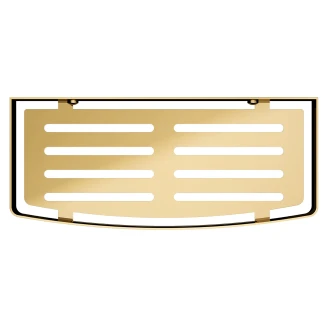 Omnires Brusekurv Uni Guld Blank 30x13 cm