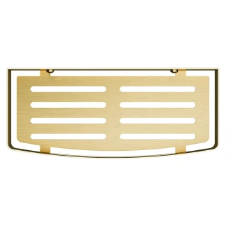 Omnires Brusekurv Uni Guld Mat 30x13 cm